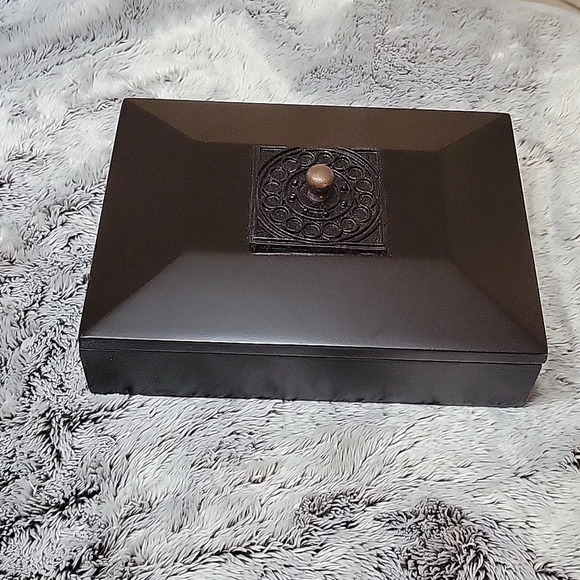 Source Unknown Accessories - Dark Brown Jewelry box